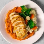 Chicken Breast, Sweet Potato & Mixed Vegetables