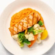 Salmon, Sweet Potato & Mixed Vegetables