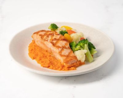 Salmon, Sweet Potato & Mixed Vegetables